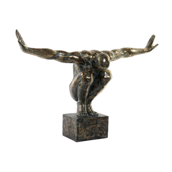 Statua Decorativa DKD Home Decor Resina Finitura invecchiata (99 x 29 x 61 cm) - zannishop