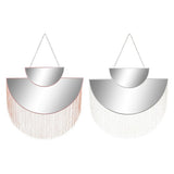 Specchio da parete DKD Home Decor Poliestere Metallo (2 pcs) - zannishop