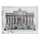 DKD Home Decor Picture Rome Trevi Fontana Bois traditionnel (80 x 3 x 60 cm)