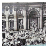 DKD Home Decor Picture Rome Trevi Fontana Bois traditionnel (80 x 3 x 60 cm)