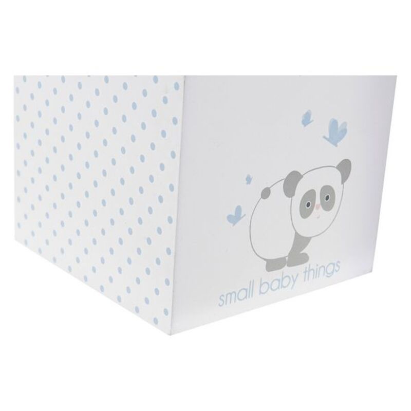 Dekorative Box Für Kinder Panda Rosa Holz (2 pcs) (11 x 11 x 11 cm)