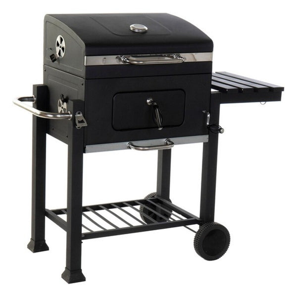 Kohlegrill mit Deckel und Rädern DKD Home Decor Stahl (140 x 60 x 108 cm)