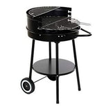 Holzkohlegrill mit Rädern DKD Home Decor Metall (59 x 49 x 82 cm)