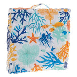 Cuscino DKD Home Decor Oceano Da terreno Azzurro Poliestere (43 x 43 x 7 cm) - zannishop