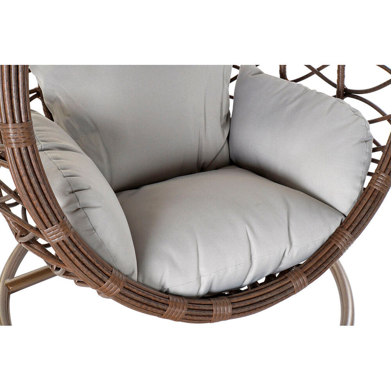 Chaise de jardin DKD Decor Home Aluminium Rattan (100 x 70 x 185 cm)