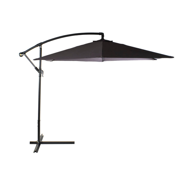 Parapluie DKD Home Decor Grey Polyester Steel (300 x 300 x 250 cm)