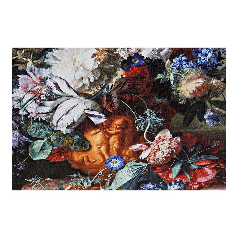 Quadro DKD Home Decor Fiori Tradizionale 40 x 1.8 x 50 cm (6 pcs)