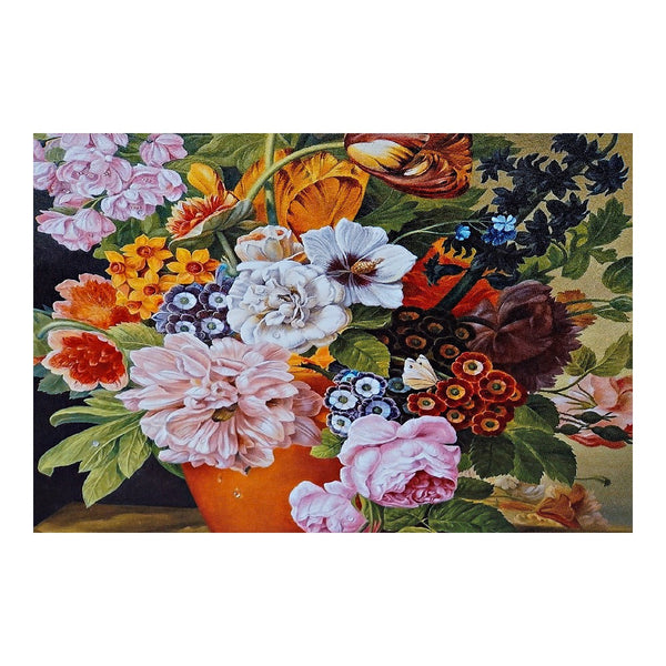 Quadro DKD Home Decor Fiori Tradizionale 40 x 1.8 x 50 cm (6 pcs)