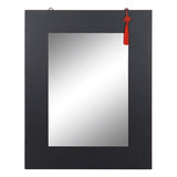 Specchio da parete DKD Home Decor Orientale Nero Brad (70 x 2 x 90 cm) - zannishop