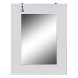 Specchio da parete DKD Home Decor Orientale Bianco Brad (70 x 2 x 90 cm) - zannishop