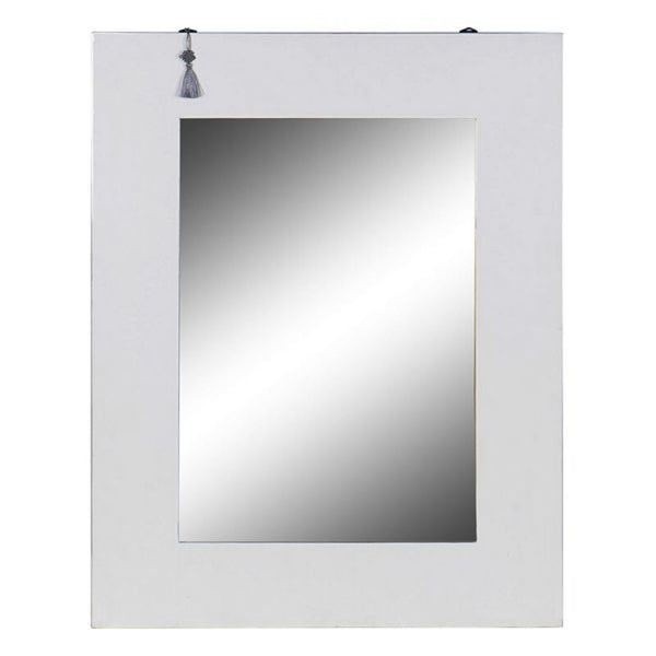 Specchio da parete DKD Home Decor Orientale Bianco Brad (70 x 2 x 90 cm) - zannishop