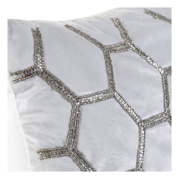 Cuscino DKD Home Decor Velluto Geometrico (45 x 45 cm) - zannishop