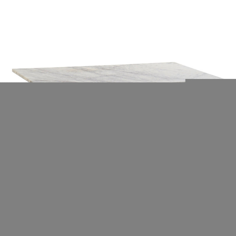 Tavolo aggiuntivo DKD Home Decor Ottone Marmo (100 x 61 x 42 cm)