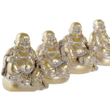 Statua Decorativa DKD Home Decor Dorato Buda Resina (11 x 9 x 12 cm) (4 pcs) - zannishop