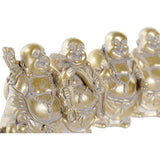 Statua Decorativa DKD Home Decor Dorato Buda Resina (8.5 x 6.5 x 11.5 cm) (4 pcs) - zannishop