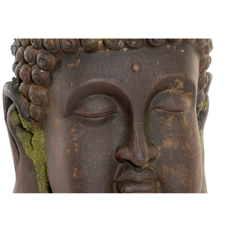 Blumentopf DKD Home Decor Fiberglas Schwarz Buddha (25 x 24 x 30 cm)