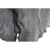 Statua Decorativa DKD Home Decor Elefant Nero Grigio Metallo Resina (40 x 28 x 56 cm) - zannishop