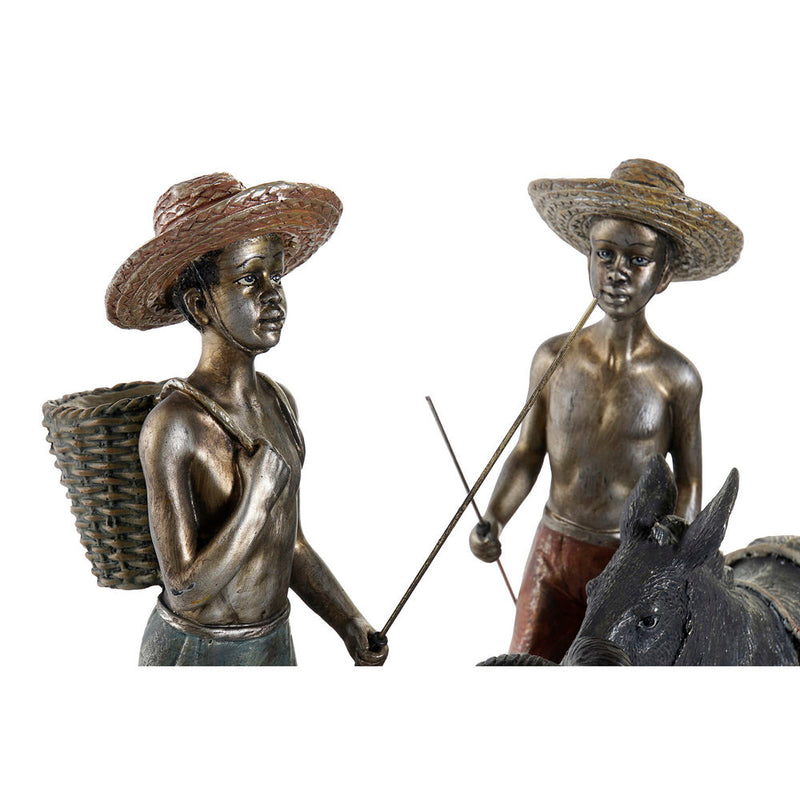 Statua Decorativa DKD Home Decor Resina (2 pcs) (25 x 14 x 31 cm) - zannishop