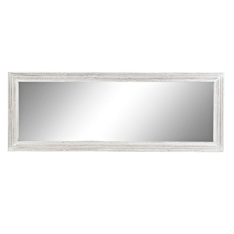 Specchio da parete DKD Home Decor Vetro Bianco Legno MDF (160 x 2.5 x 60 cm)