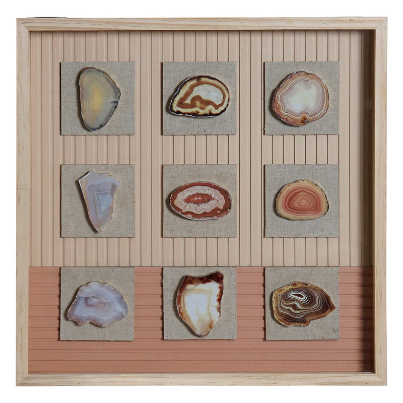 DKD Home Decor Picture Mdf Wood Glass Resin (40 x 3 x 40 cm)