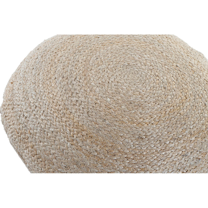 Puff DKD Home Decor Fibra Natural (50 x 20 x 50 cm)