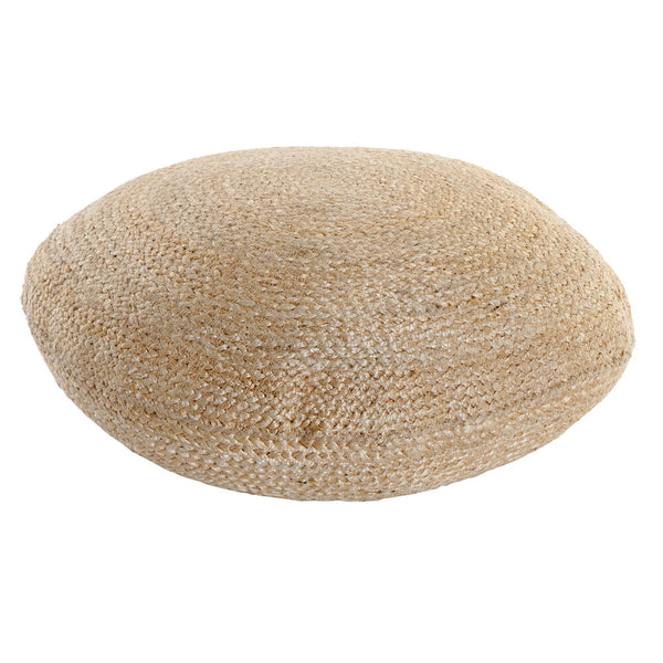 Puff DKD Home Decor Fibra Natural (50 x 20 x 50 cm)