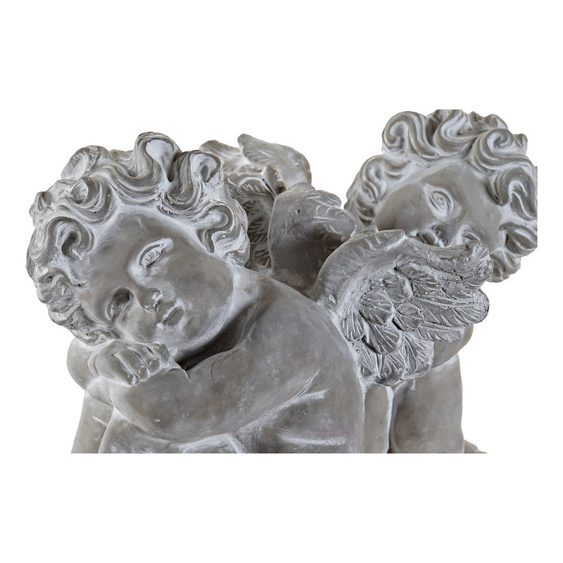 Figura Decorativa DKD Home Decor Ángel Cemento (22 x 15 x 21 cm)