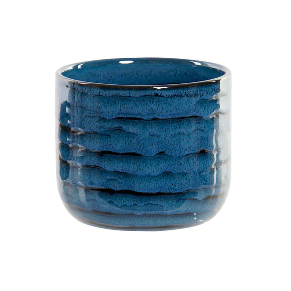 Vaso DKD Home Decor Azzurro Gres (13.5 x 13.5 x 12 cm)