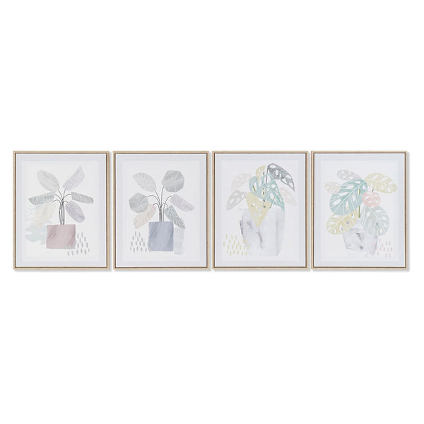 DKD Home Picture Decor System (4 pcs) (40 x 2,5 x 50 cm)