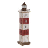 Faro DKD Home Decor Decorativo Marinaio Metallo Legno di  paulownia (10 x 10 x 42 cm) - zannishop