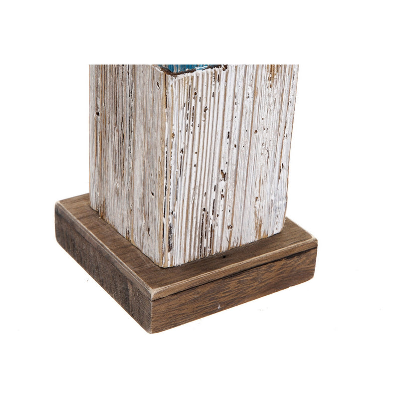 Faro DKD Home Decor Decorativo Marinaio Metallo Legno di  paulownia (10 x 10 x 36 cm) - zannishop