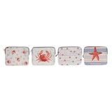 Custodia per iPad DKD Home Decor Poliestere Tela (4 pcs)