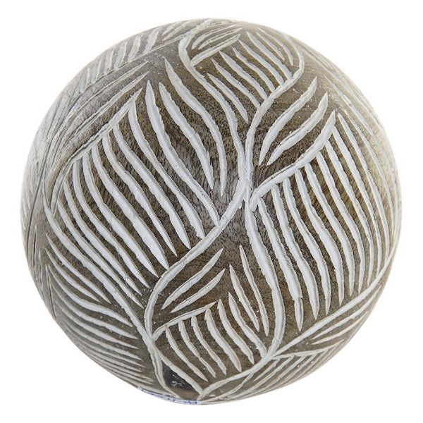 Sfera Decorativa DKD Home Decor Legno di mango (13 x 13 cm) - zannishop