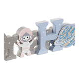 Statua Decorativa DKD Home Decor Astro Monkey Legno MDF (2 pcs) (29.5 x 3 x 9 cm) - zannishop