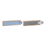 Caja con Tapa DKD Home Decor ‎ Madera MDF (2 pcs) (25 x 8 x 6 cm)