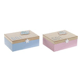 Dekorative Box DKD Home Decor Go! Holz MDF (2 pcs) (22 x 15 x 8 cm)