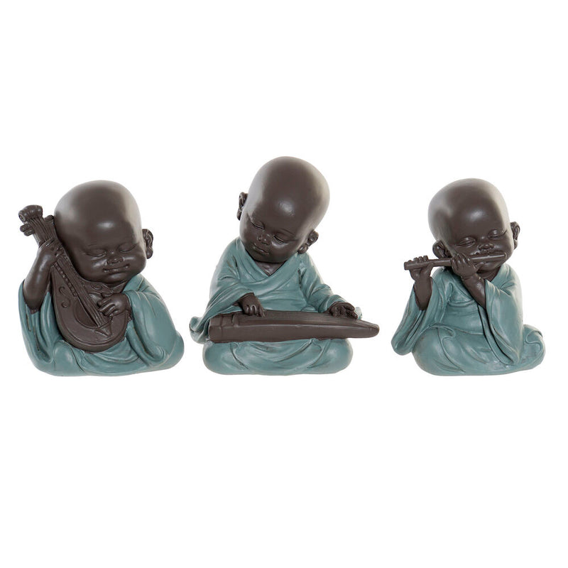 Statua Decorativa DKD Home Decor Resina Frate (3 pcs) (8 x 6 x 10 cm)