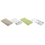 Set von DKD Home Decor Botanic Green Faser Hellgrau (2 PCs)