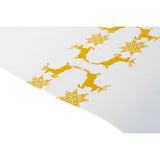 DKD Home Table Runner Decor Christmas Golden Cotton (50 x 50 x 150 cm)