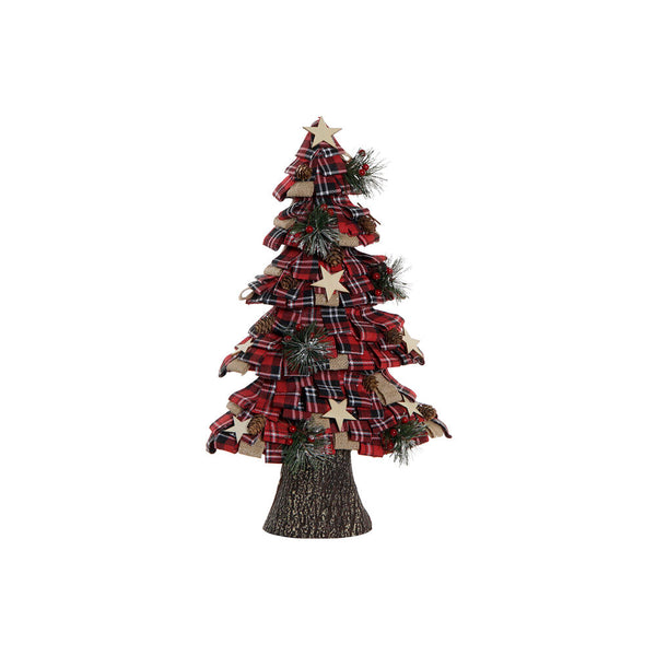 Weihnachtsbaum DKD Home Decor Polyester Sterne (32 x 14,5 x 51 cm)