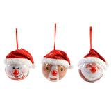 Weihnachtskugel DKD Home Decor PVC (3 PCs) (8 x 8 x 8 cm)