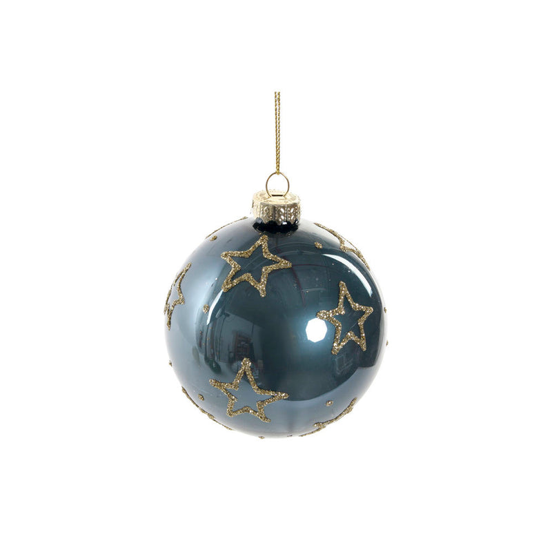 Palla di Natale DKD Home Decor Vetro Stelle (8 x 8 x 8 cm) - zannishop