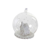 Palla di Natale DKD Home Decor Resina Vetro (8.4 x 8.4 x 8.4 cm) - zannishop