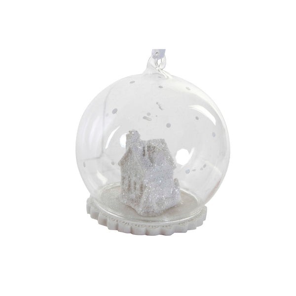 Palla di Natale DKD Home Decor Resina Vetro (8.4 x 8.4 x 8.4 cm) - zannishop