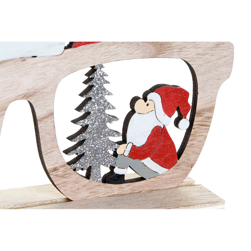 Statua Decorativa DKD Home Decor Natale Legno (22.5 x 5 x 19.5 cm) - zannishop