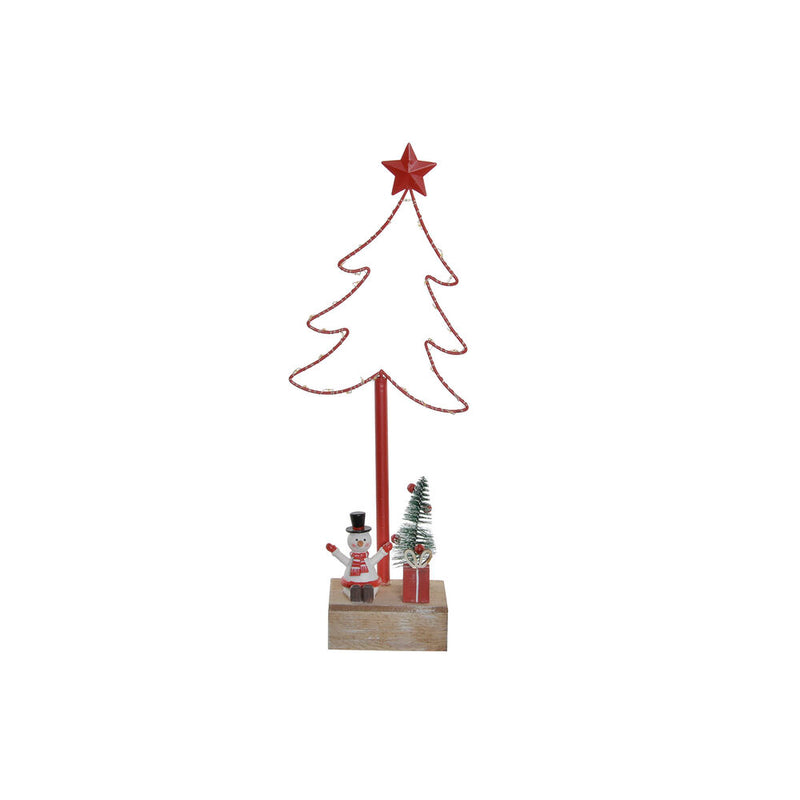 Árbol de Navidad DKD Decoración del hogar Metal LED (15 x 7 x 38 cm)