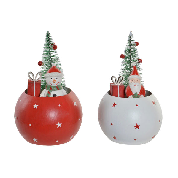 Décoration de Noël DKD Dec Home Decor Metal (11 x 10 x 18 cm) (2 pcs)