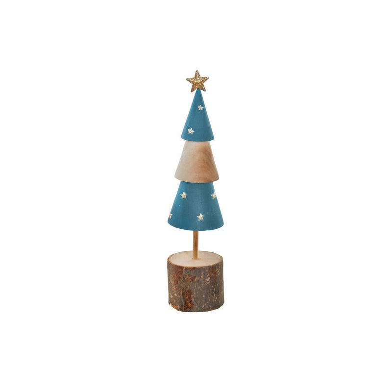 Weihnachtsbaum DKD Home Decor Holz von Paulownia (5 x 5,5 x 15 cm)