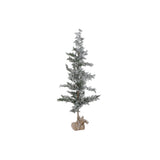 Árbol de Navidad DKD Decoración del hogar PVC Snowy (80 x 80 x 180 cm)