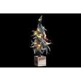 Weihnachtsbaum DKD Home Decor PVC Holz Holz MDF Schneefall (17 x 17 x 45 cm)